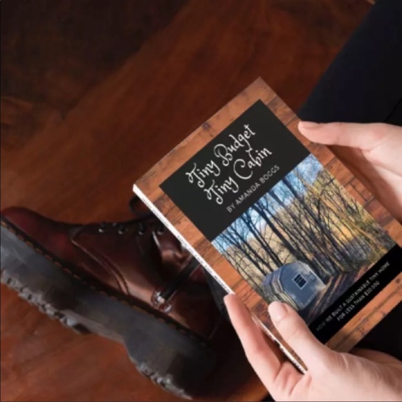 Tiny Budget Tiny Cabin Book Signed by Author Amanda Boggs How To Tiny Home - Picture 10 of 12